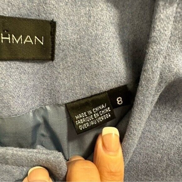 Dana Buchanan Wool Work Blazer Blue Women’s Size 8 - Picture 6 of 10